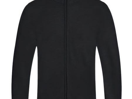 Mens Solid Full Zip Sweater Discount