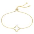 Metal Clover Charm Adjustable Bracelet Hot on Sale