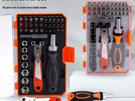 42 In 1 Ratchet Screwdriver Set Hardware Tools For Sale