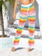 Cutout Contrast High Waist Swim Pants Sale