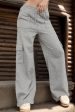 Drawstring Active Pants with Pockets Sale