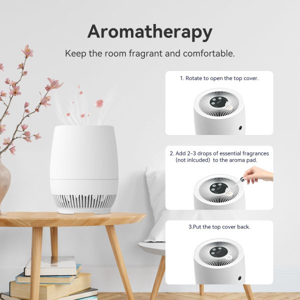 Air Purifiers for Bedroom Pets in Home, with True H13 HEPA Filter for Office Living Room Kitchen For Sale