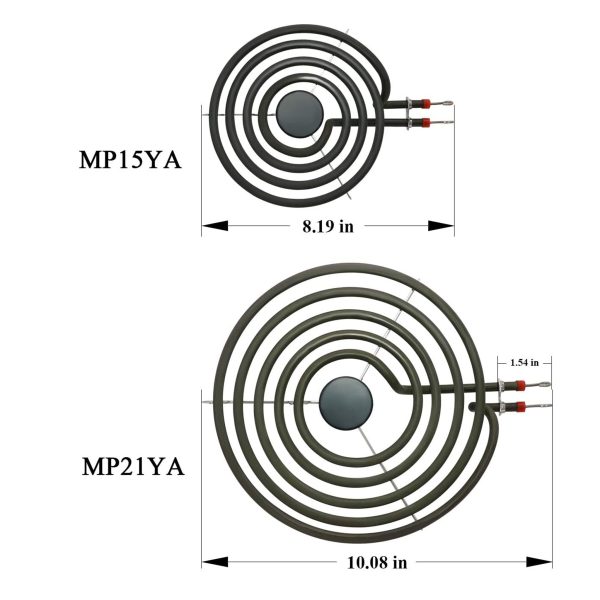 MP22YA Electric Range Burner Element Unit Set and 330031 Surface Element Kit Cheap