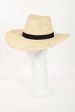 Fame Basket Weave Straw Sun Hat Hot on Sale