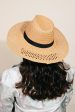 Fame Basket Weave Straw Sun Hat Hot on Sale