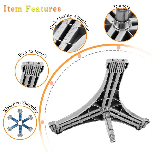 DC97-15491A Washing Machine Flange Shaft Assembly with DC60-40137A Screws For Cheap