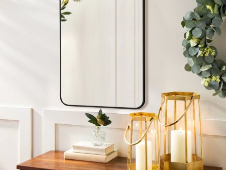 20  x 28  Rectangular Rounded Bathroom Mirror For Discount