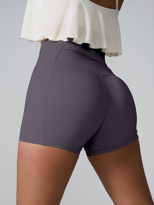 High Waist Active Shorts Discount